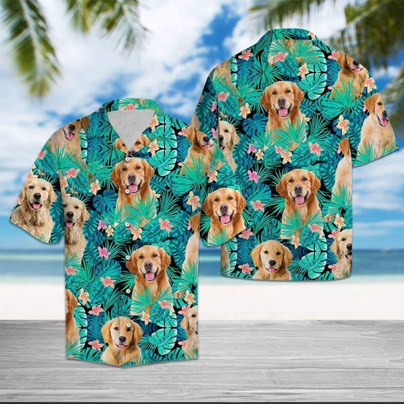 Golden Retriever - Hawaiian Shirt Hawaiian Shirt