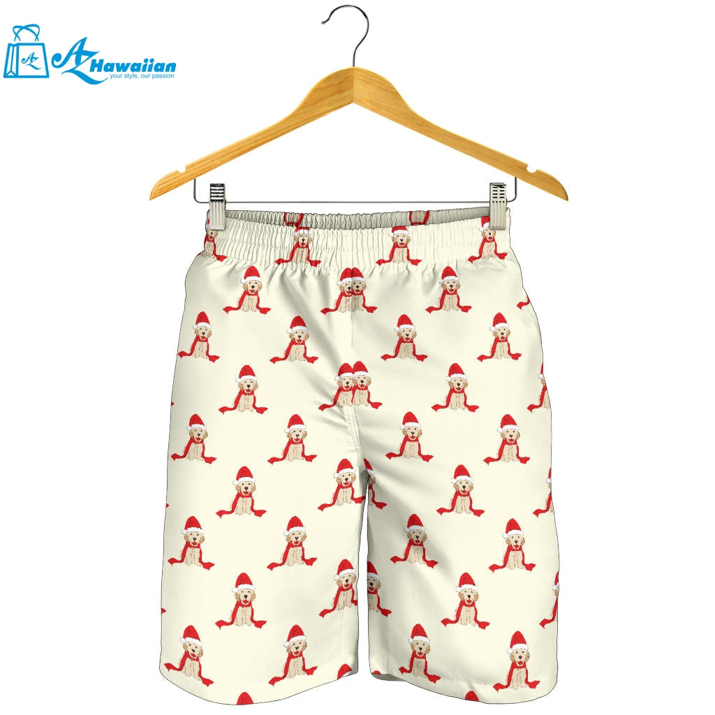 Golden Retriever Pattern Print Design 01 Men Shorts