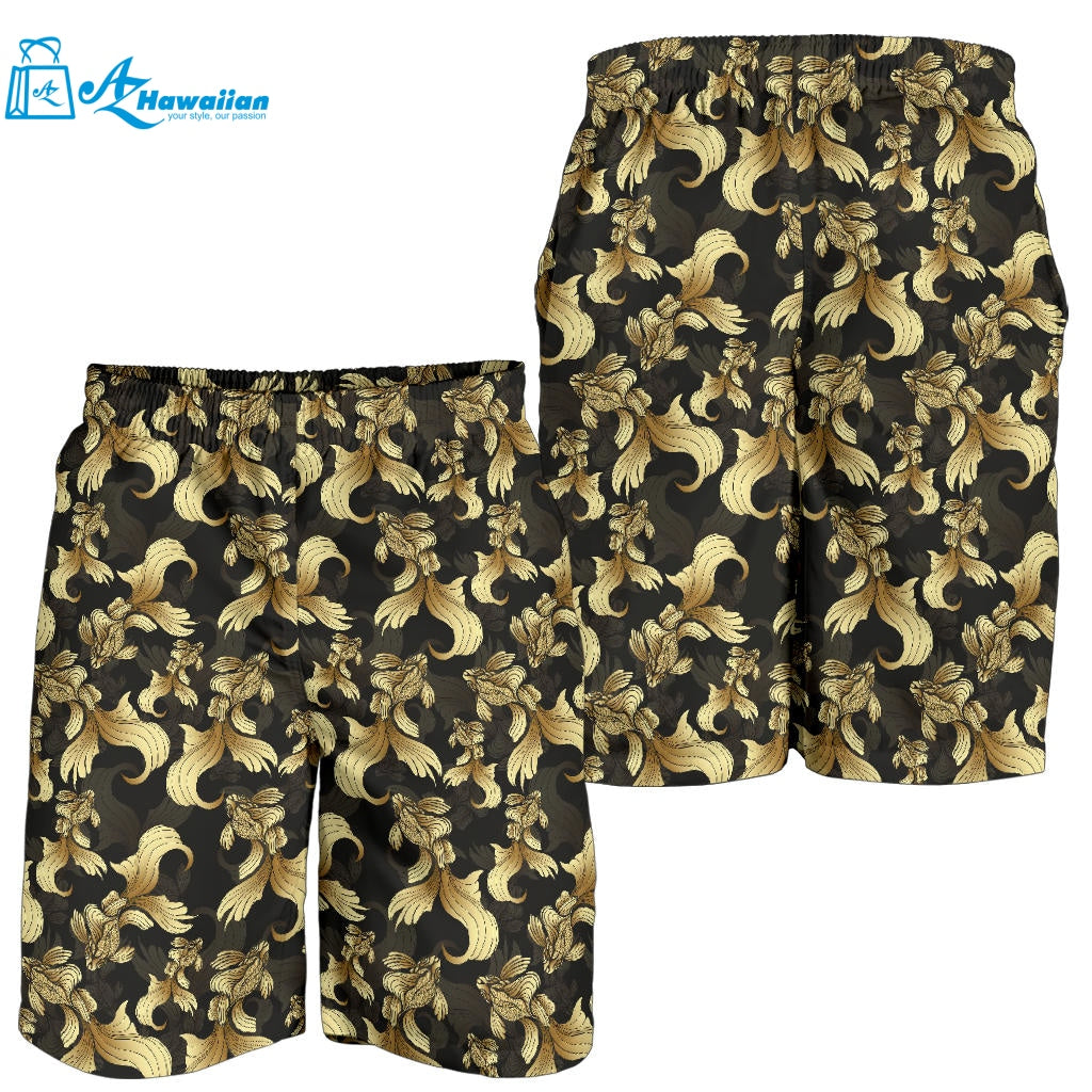 Goldfish Pattern Print Design 01 Men Shorts