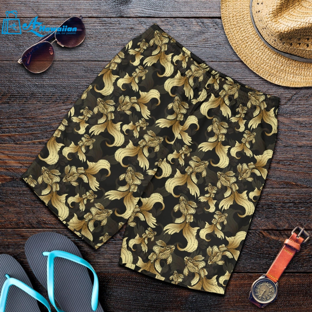 Goldfish Pattern Print Design 01 Men Shorts