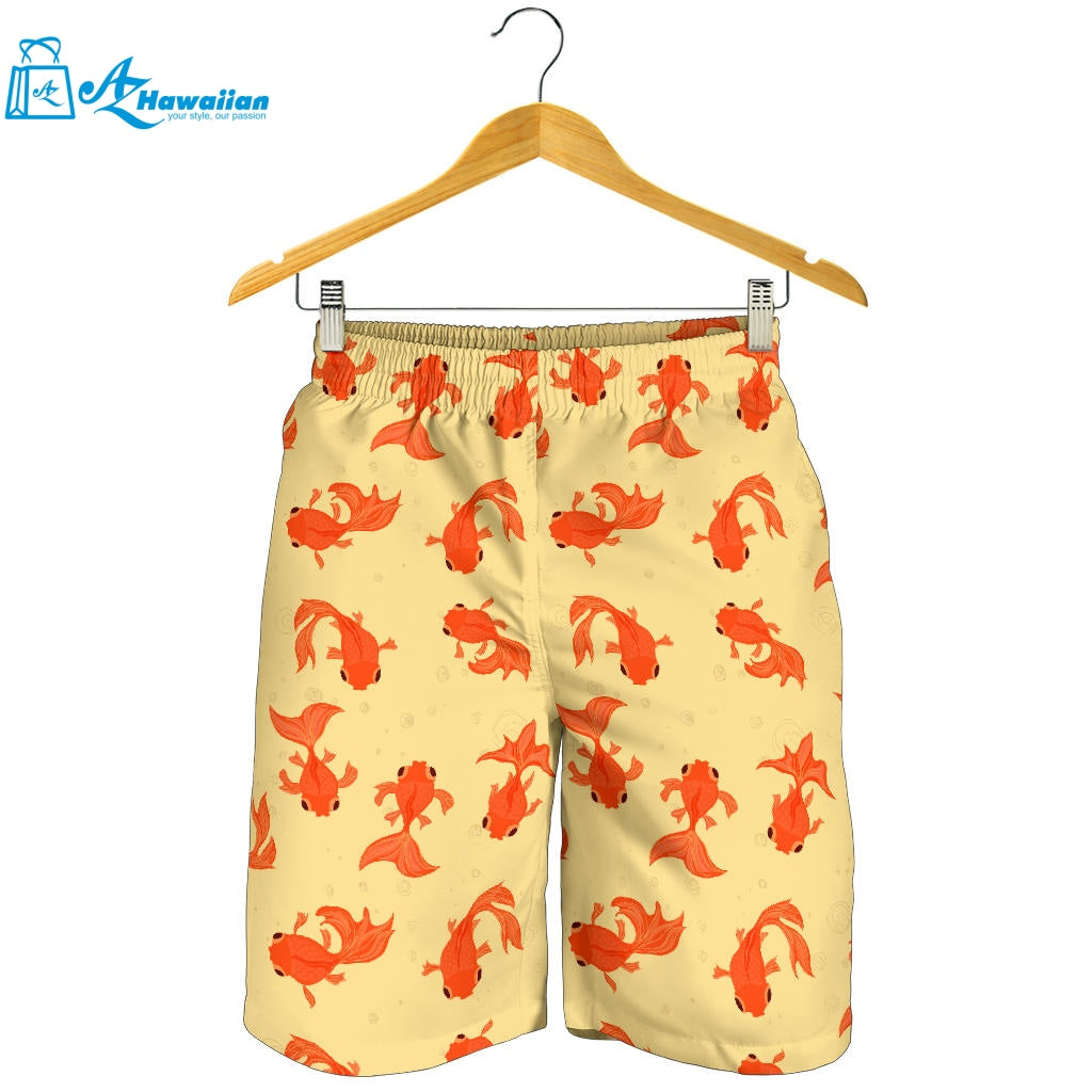 Goldfish Pattern Print Design 02 Men Shorts