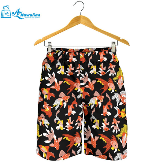 Goldfish Pattern Print Design 03 Men Shorts