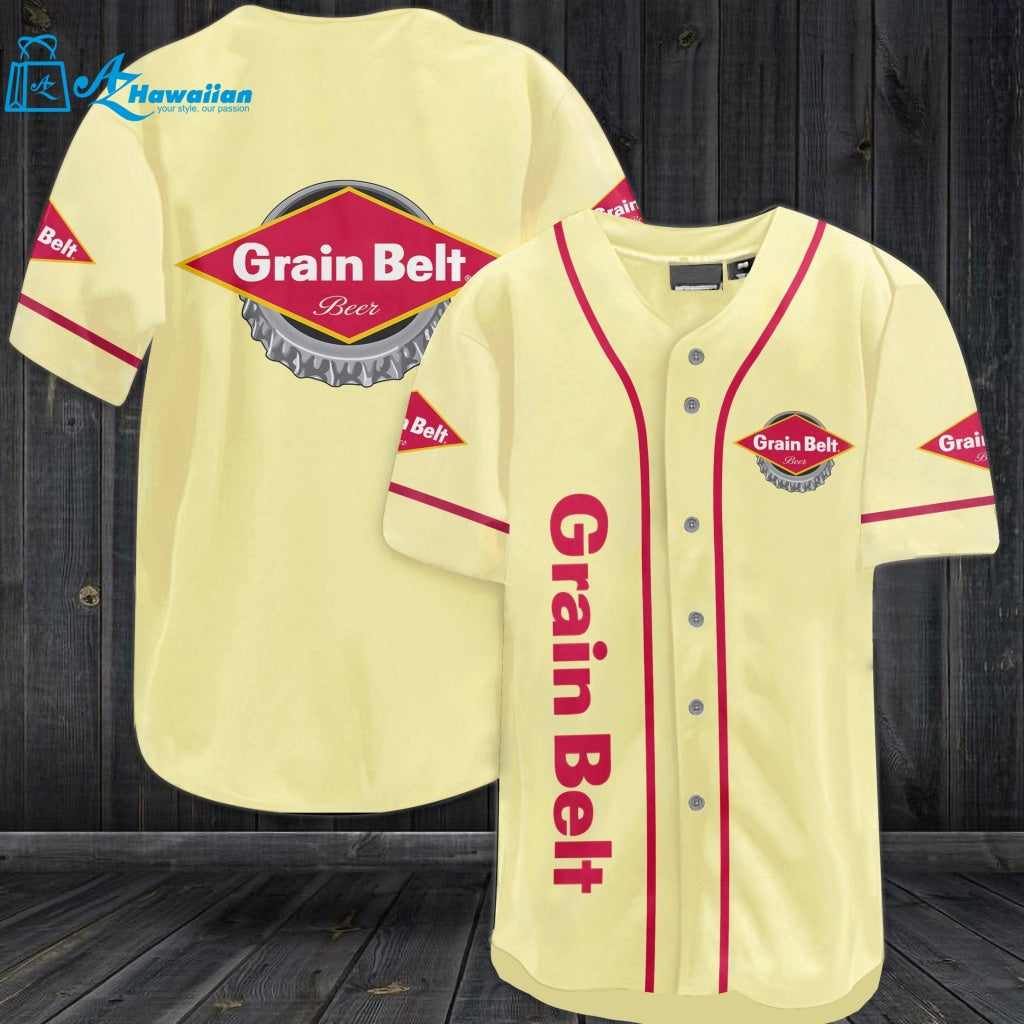 Grain Belt Beer Baseball Jersey