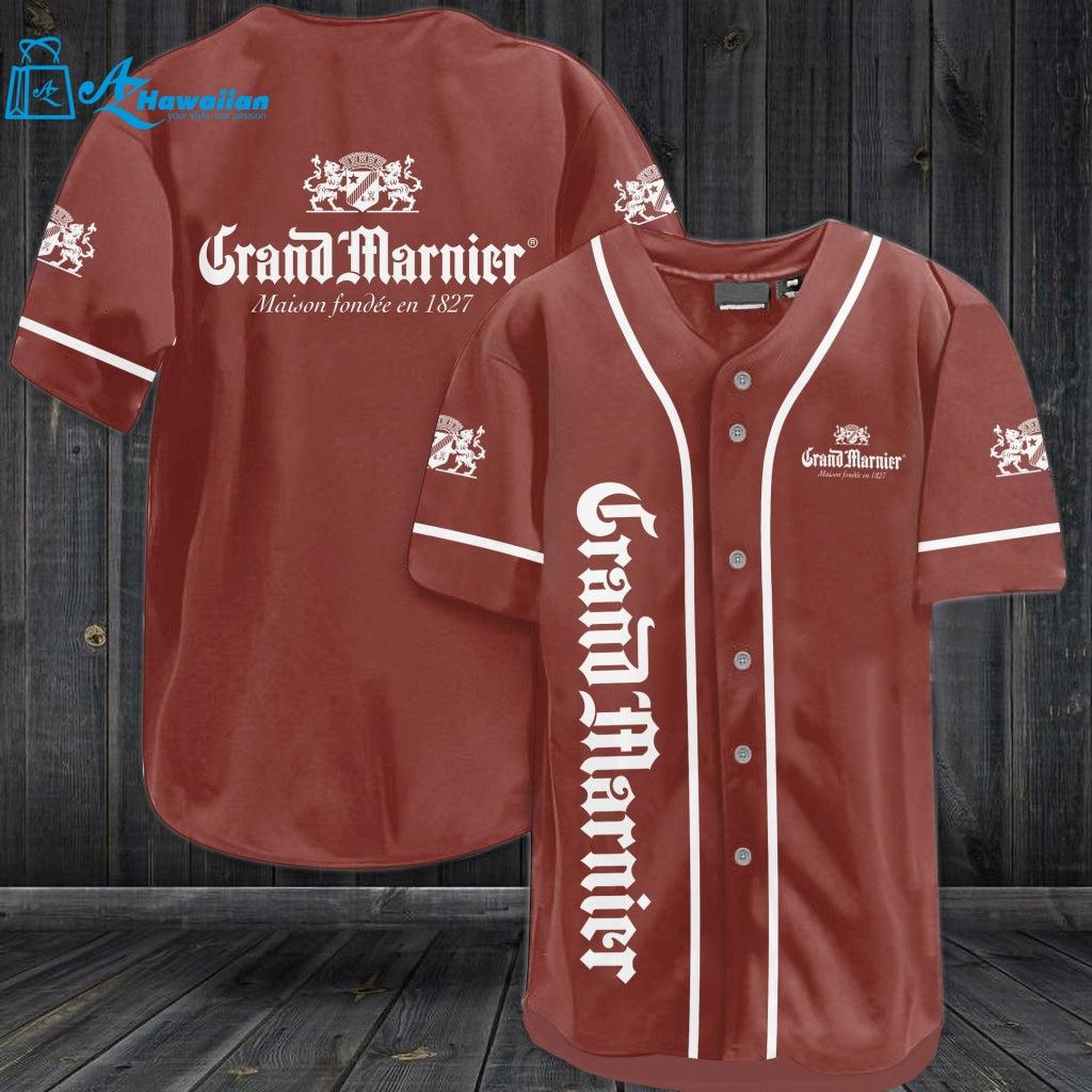 Grand Marnier All Over Print Unisex Baseball Jersey 