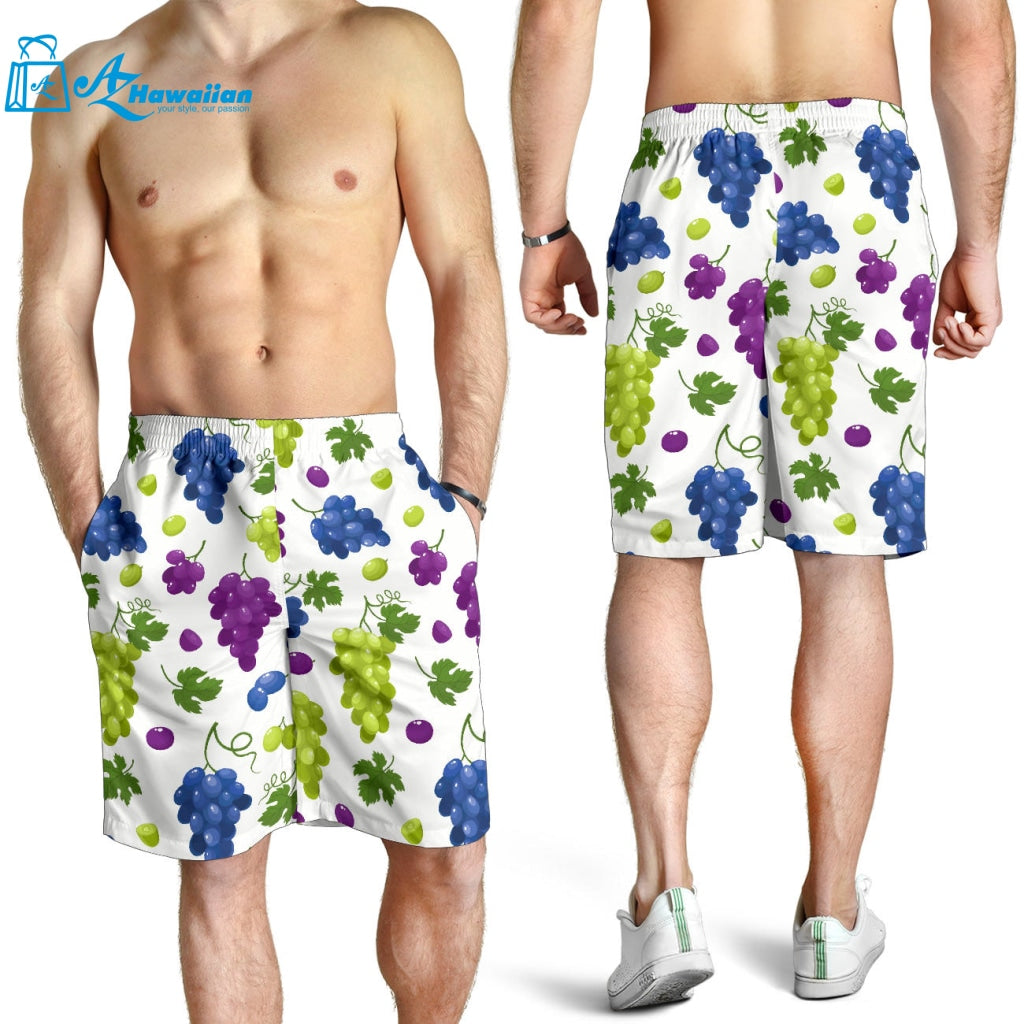 Grape Pattern Men Shorts