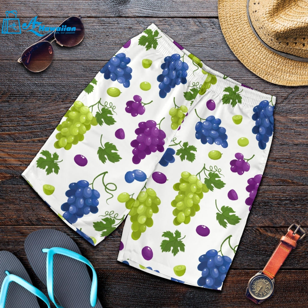 Grape Pattern Men Shorts