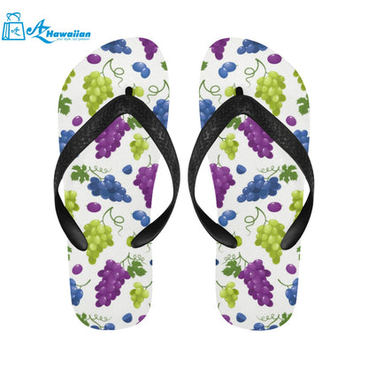 Grape pattern Unisex Flip Flops