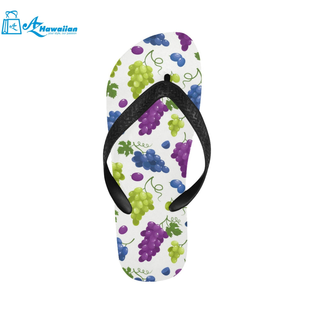 Grape pattern Unisex Flip Flops