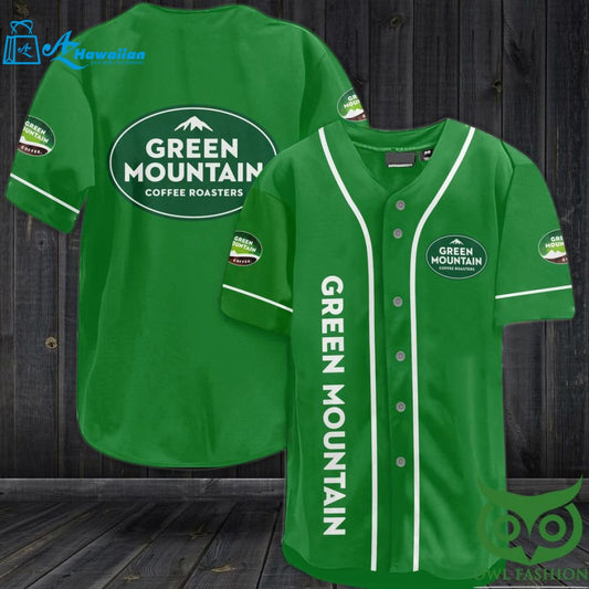 green mountain coffee roasters Baseball Jersey Shirt