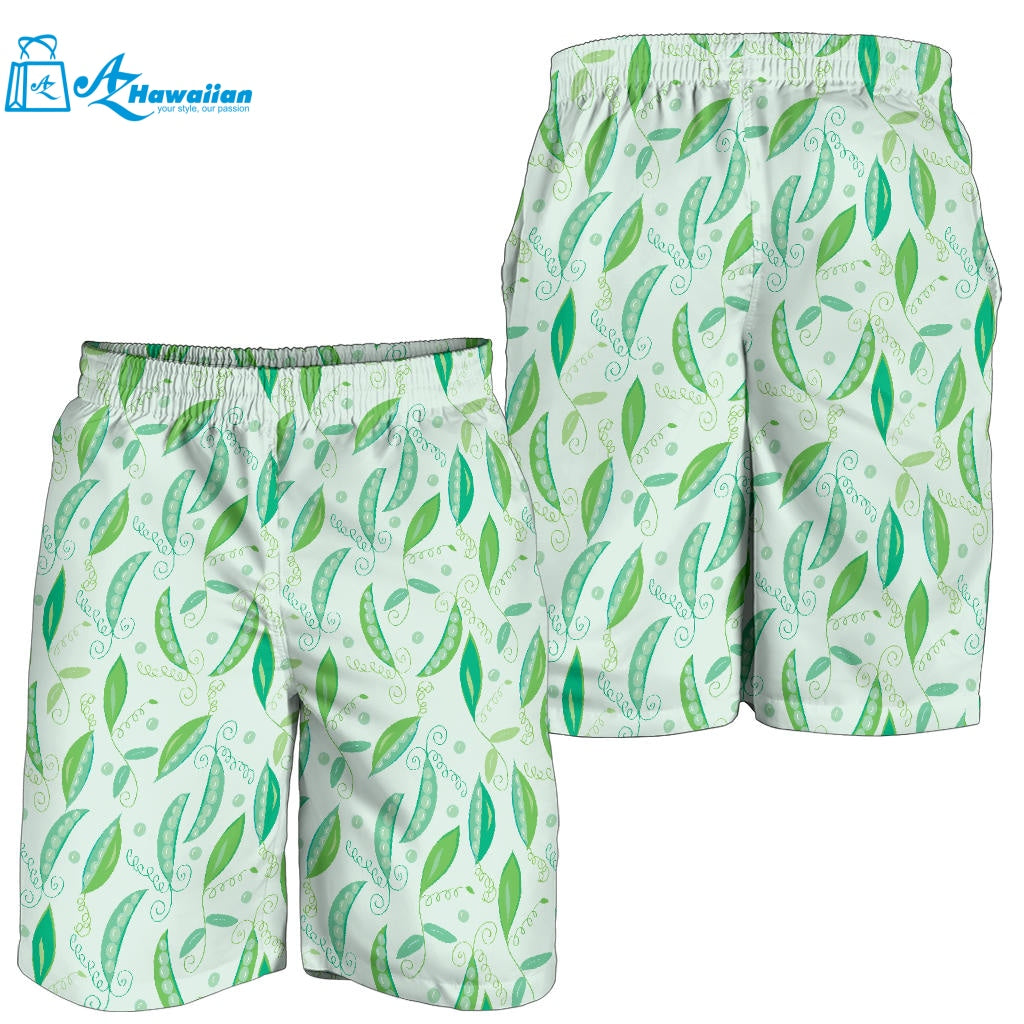 Green Peas Pattern Print Design 01 Men Shorts