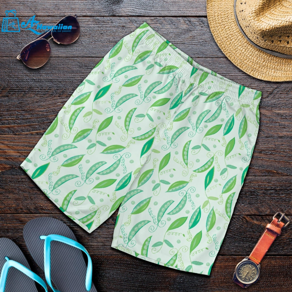 Green Peas Pattern Print Design 01 Men Shorts