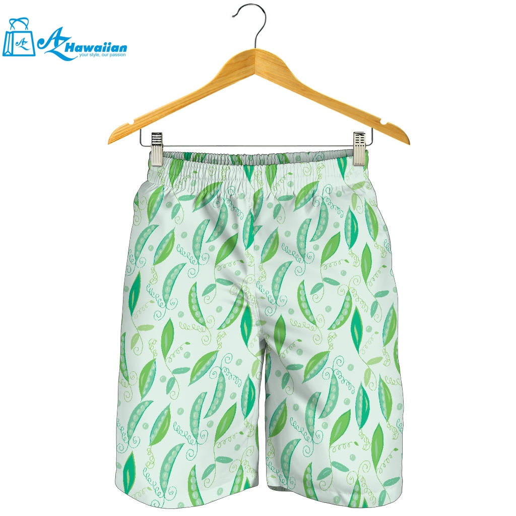 Green Peas Pattern Print Design 01 Men Shorts