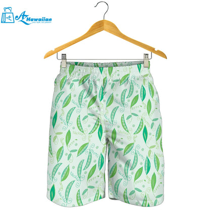 Green Peas Pattern Print Design 01 Men Shorts