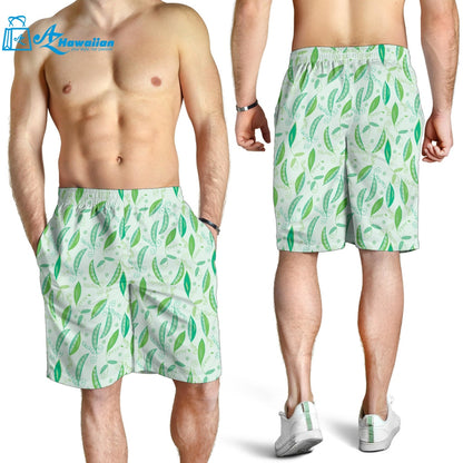 Green Peas Pattern Print Design 01 Men Shorts