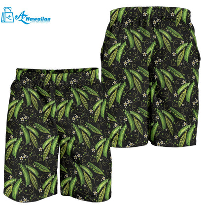 Green Peas Pattern Print Design 02 Men Shorts