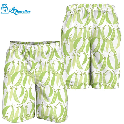 Green Peas Pattern Print Design 03 Men Shorts