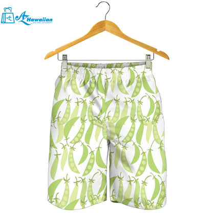 Green Peas Pattern Print Design 03 Men Shorts