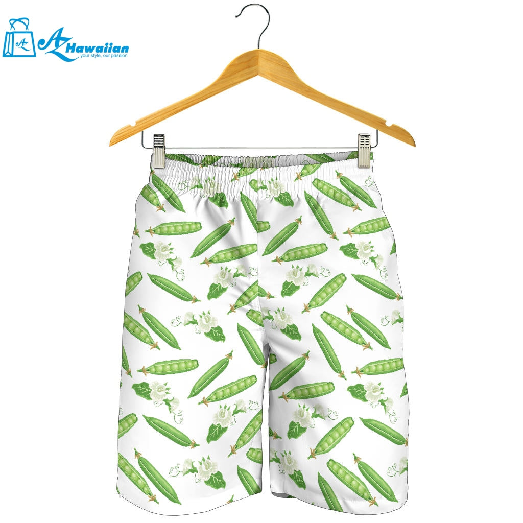 Green Peas Pattern Print Design 04 Men Shorts