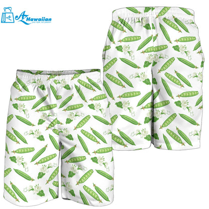 Green Peas Pattern Print Design 04 Men Shorts