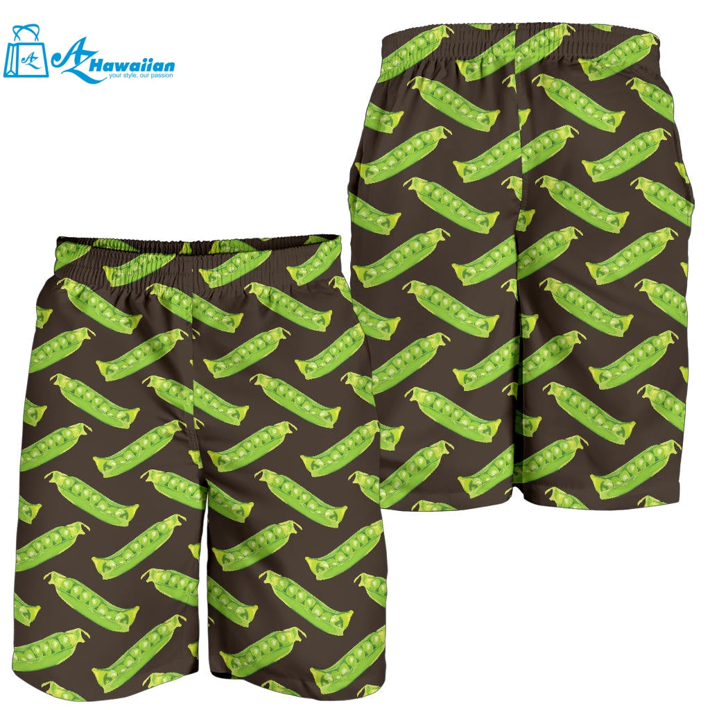 Green Peas Pattern Print Design 05 Men Shorts