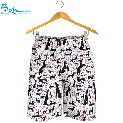 Greyhound Pattern Print Design 02 Men Shorts