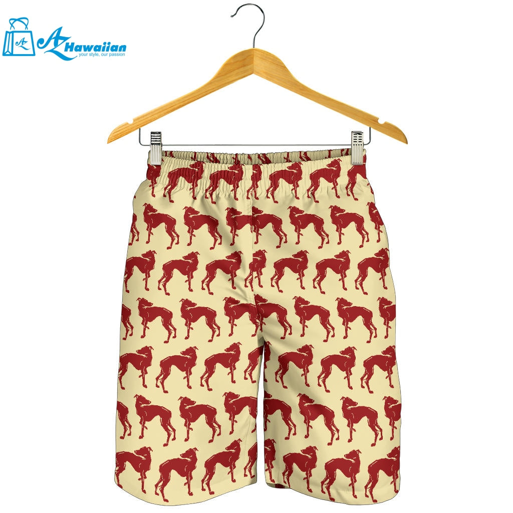 Greyhound Pattern Print Design 04 Men Shorts