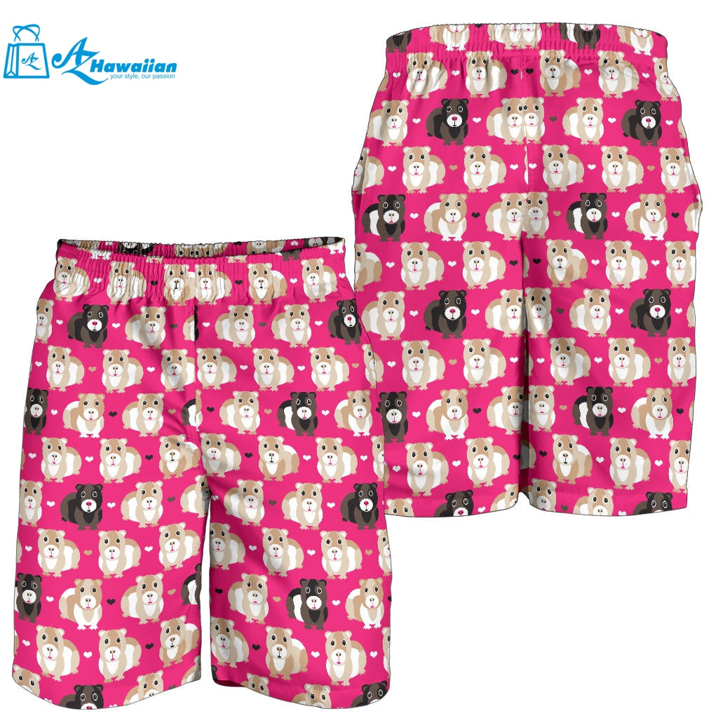 Guinea Pig Pattern Print Design 01 Men Shorts