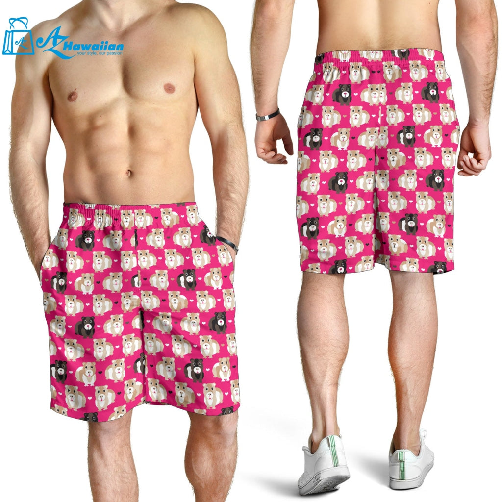 Guinea Pig Pattern Print Design 01 Men Shorts