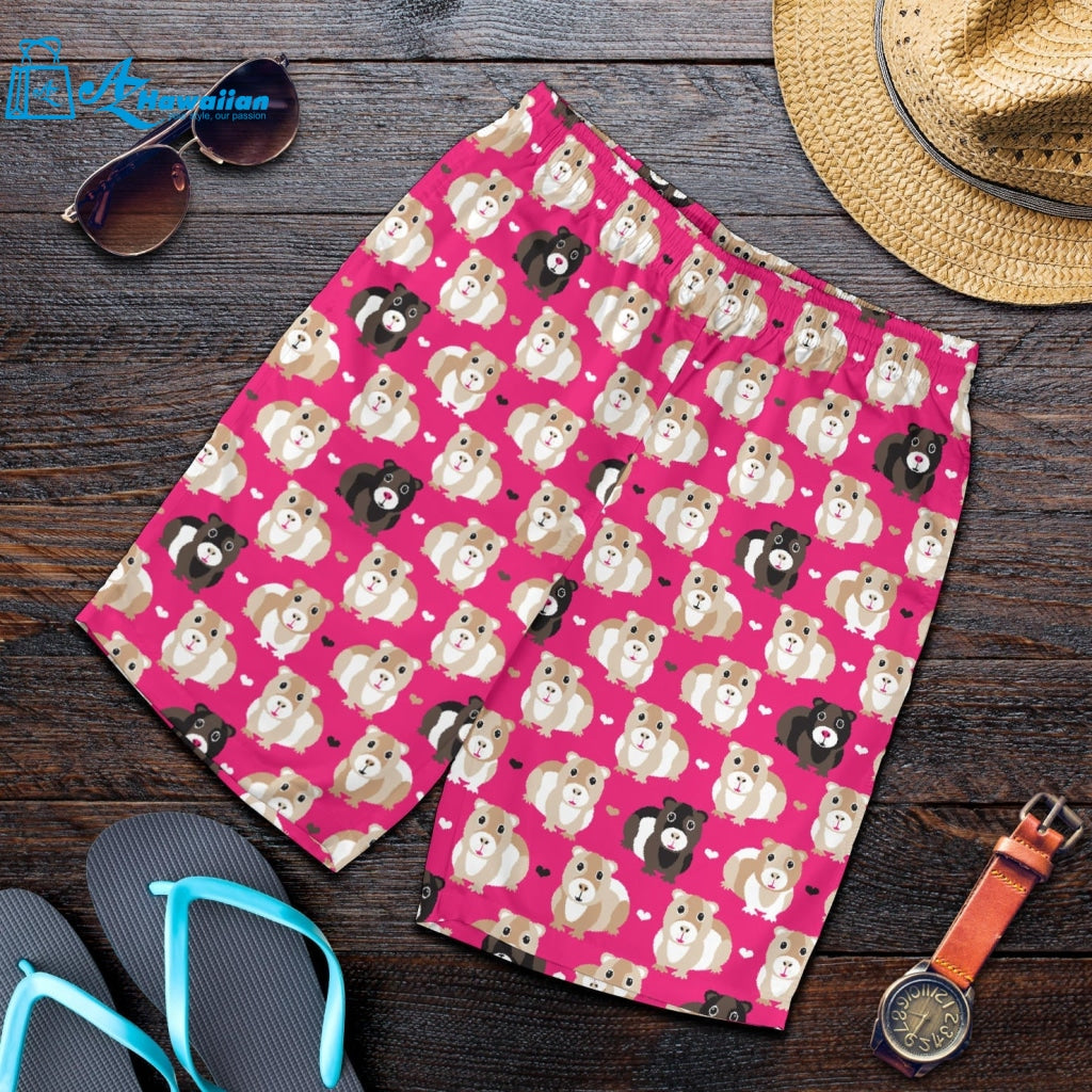 Guinea Pig Pattern Print Design 01 Men Shorts