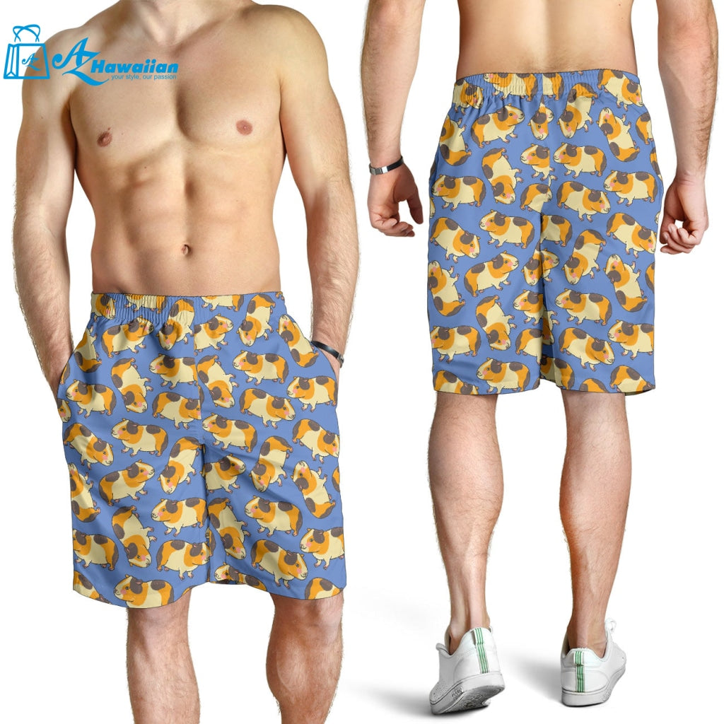 Guinea Pig Pattern Print Design 02 Men Shorts