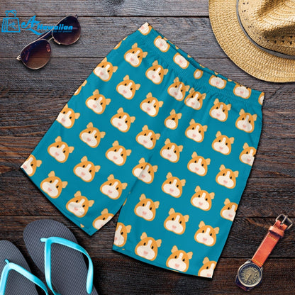 Guinea Pig Pattern Print Design 03 Men Shorts