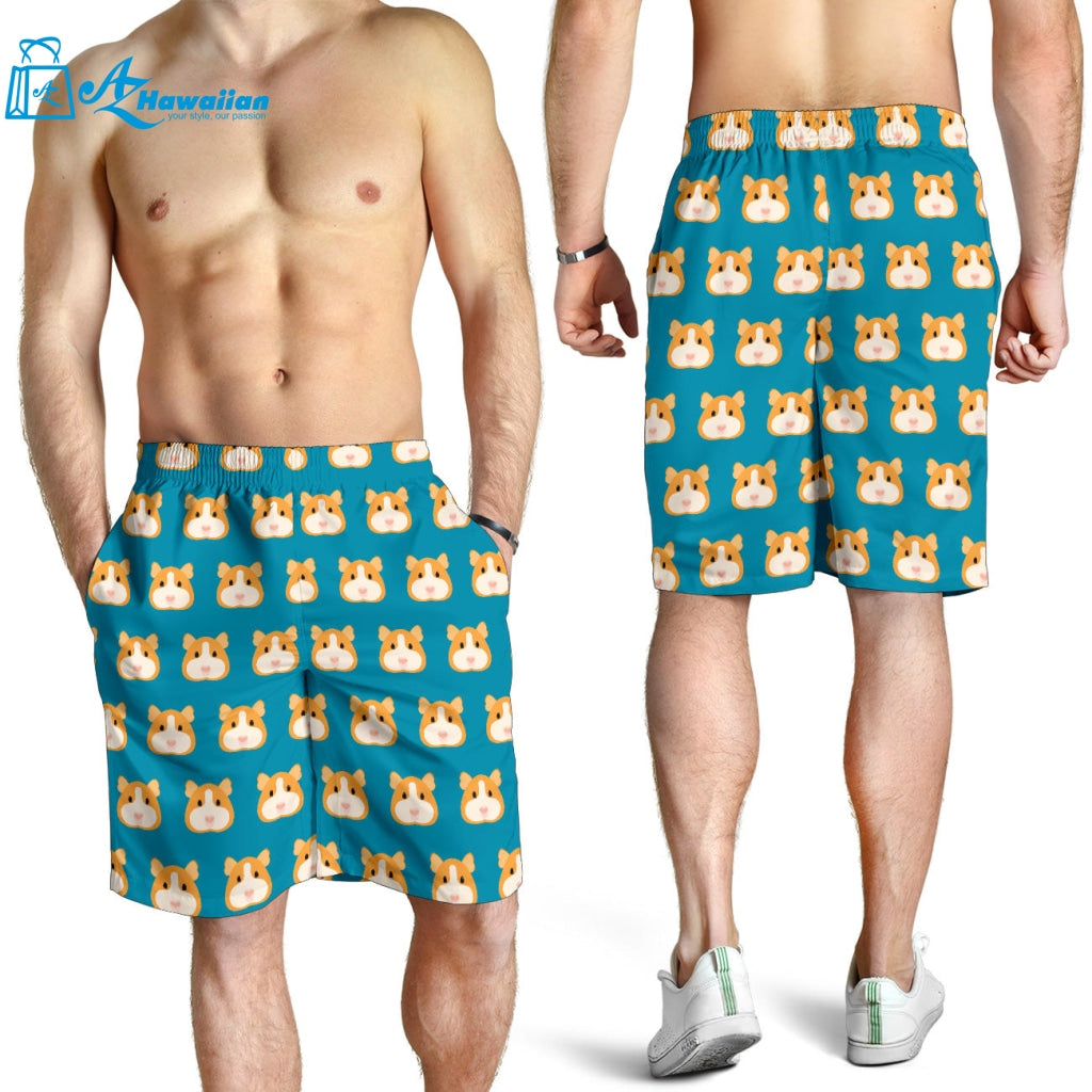 Guinea Pig Pattern Print Design 03 Men Shorts