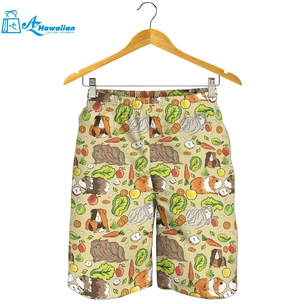 Guinea Pig Pattern Print Design 04 Men Shorts