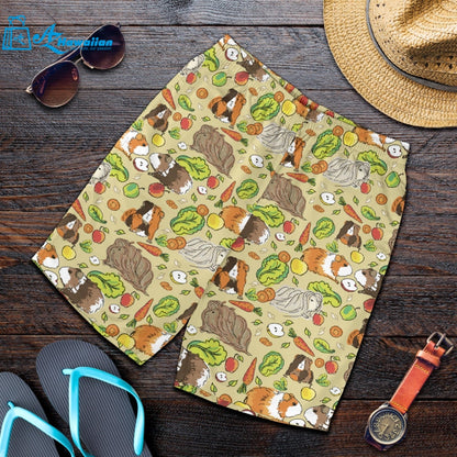 Guinea Pig Pattern Print Design 04 Men Shorts