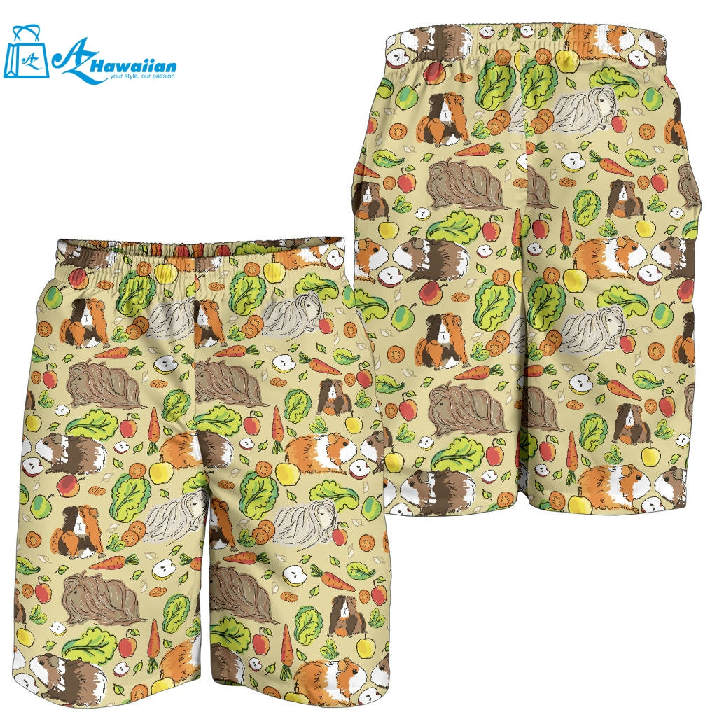 Guinea Pig Pattern Print Design 04 Men Shorts