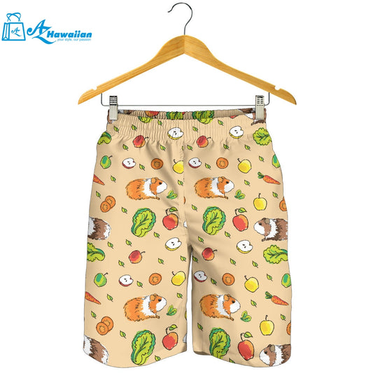 Guinea Pig Pattern Print Design 05 Men Shorts