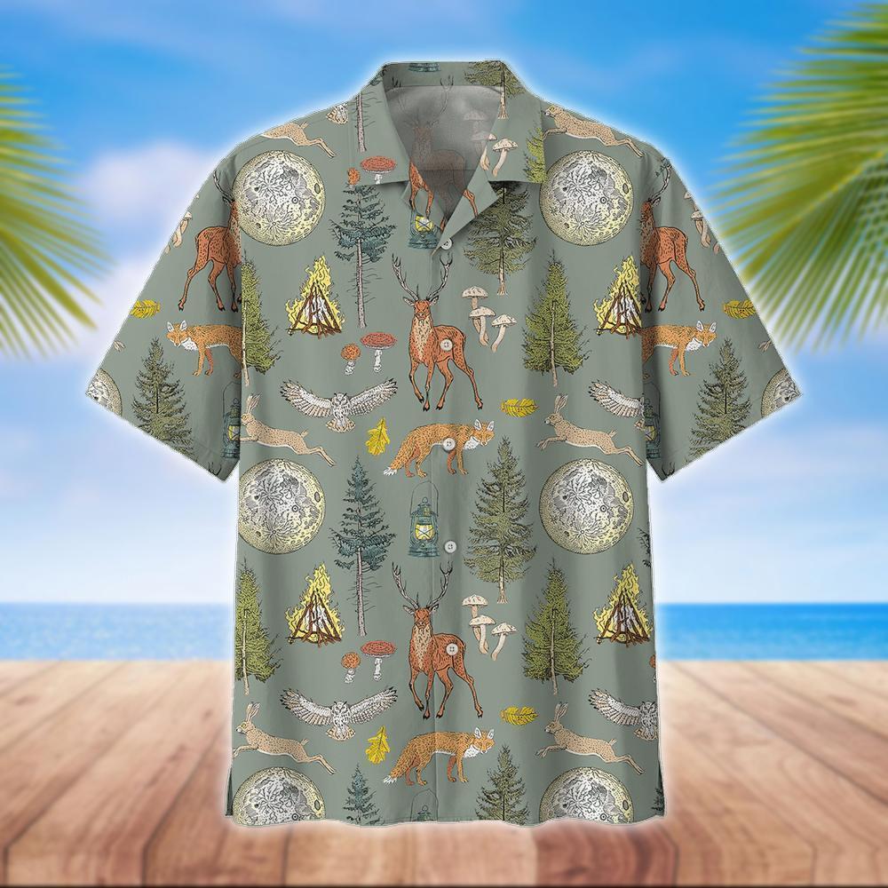 Camping Hawaiian Shirt 15 | Unique Beach Shirt Hawaiian