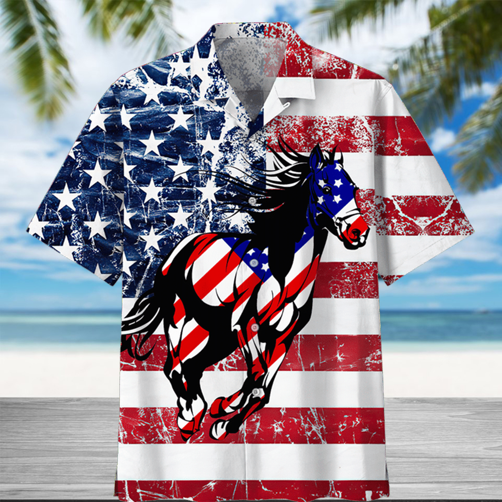 HORSE HAWAIIAN SHIRT