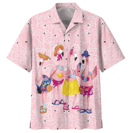 Flamingo Hawaiian Shirt Azs002