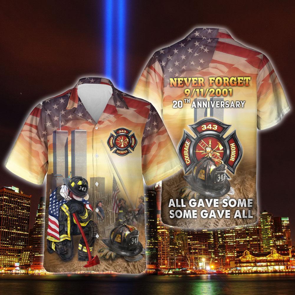 Firefighters The Brave Of 9/11 Shirt Hawaiian