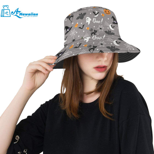 Halloween design pattern Unisex Bucket Hat