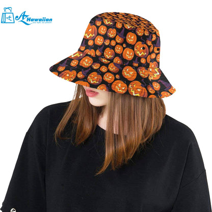 Halloween Pumpkin pattern Unisex Bucket Hat