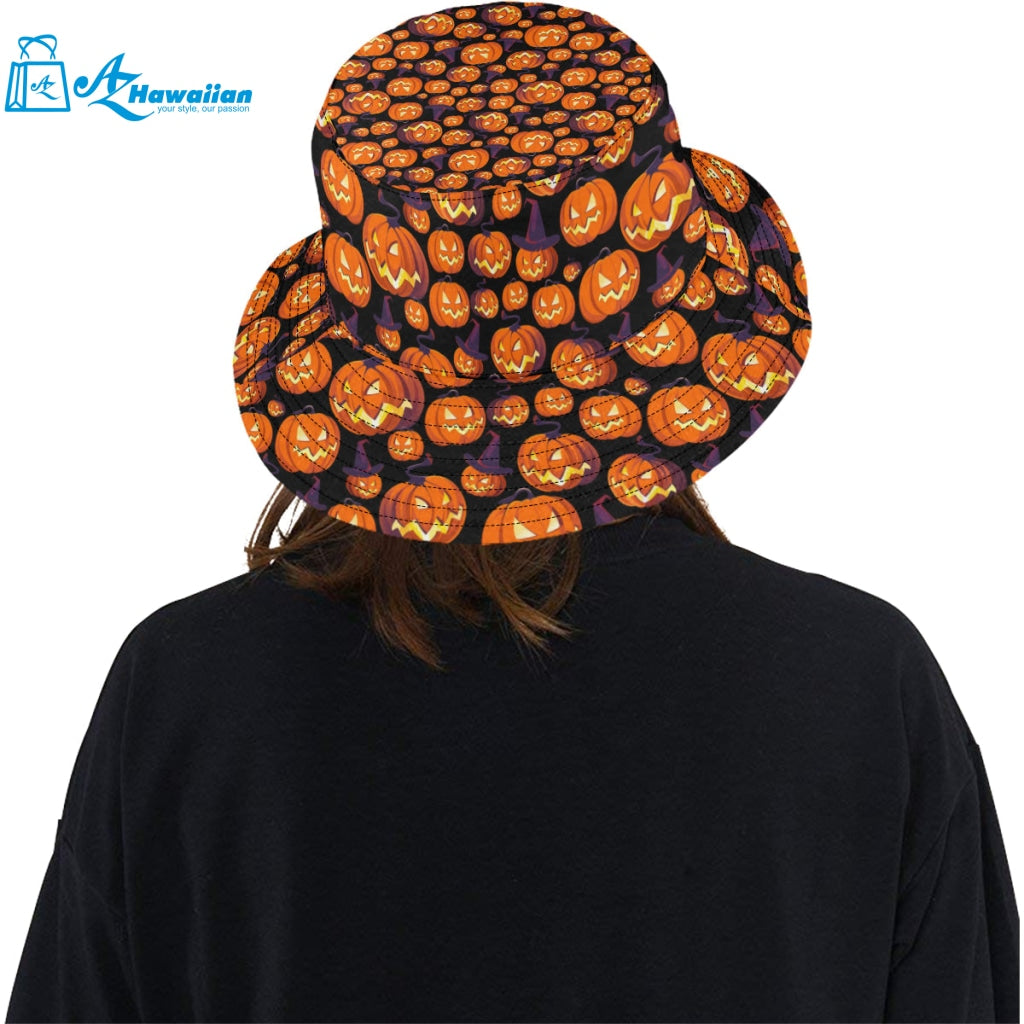 Halloween Pumpkin pattern Unisex Bucket Hat