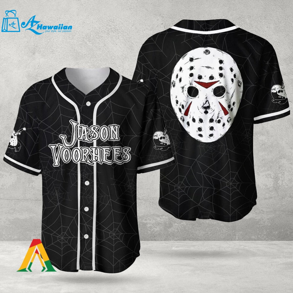 Halloween Spider Jason Voorhees Baseball Jersey