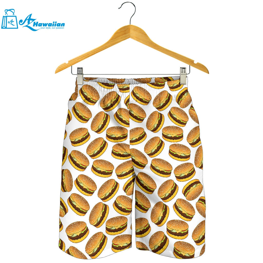 Hamburger Pattern Print Design 03 Men Shorts