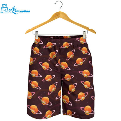 Hamburger Pattern Print Design 05 Men Shorts