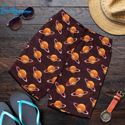 Hamburger Pattern Print Design 05 Men Shorts