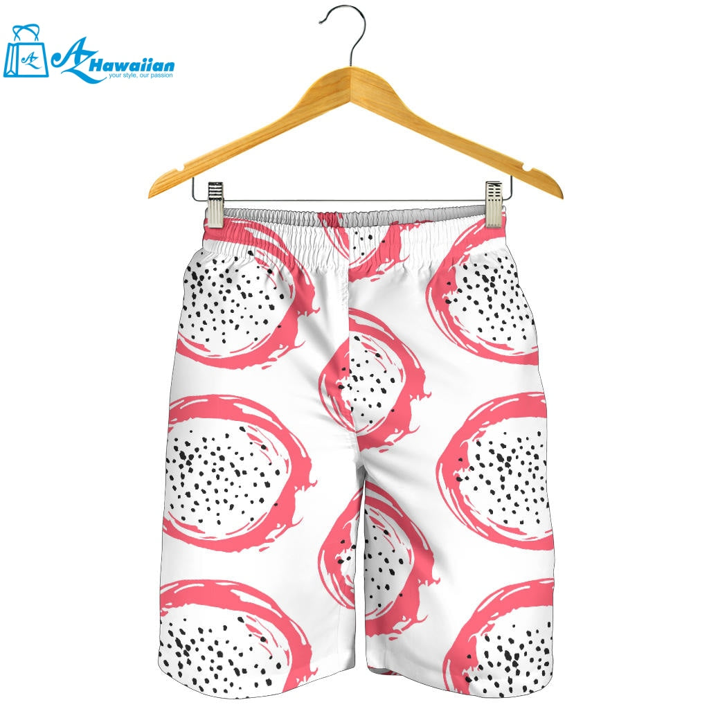 Hand Drawn Dragon Fruit Men Shorts