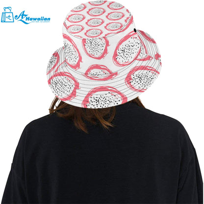 Hand drawn dragon fruit Unisex Bucket Hat