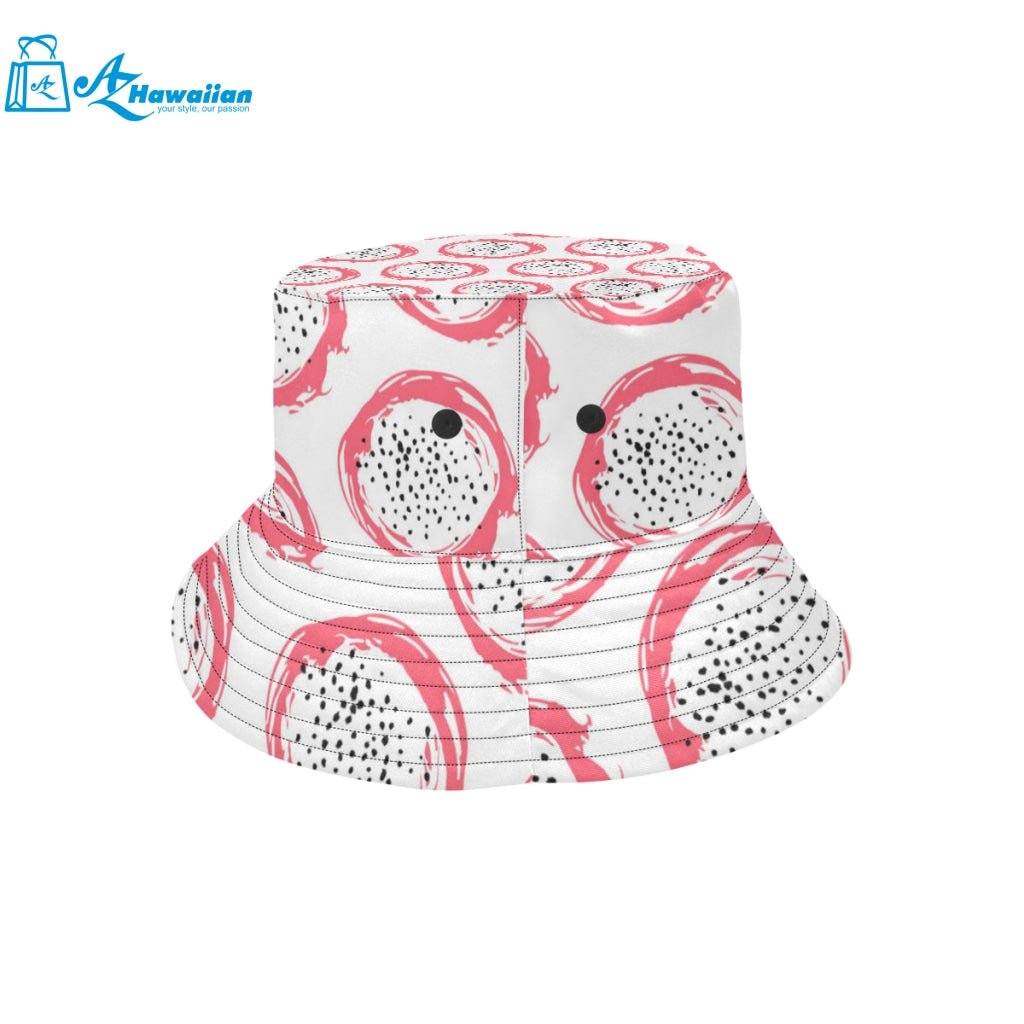 Hand drawn dragon fruit Unisex Bucket Hat